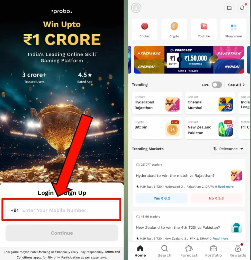 Probo App से पैसे कैसे कमाए 2025 में Yes और No में जवाब देकर पैसे कमाए 2 1000089825