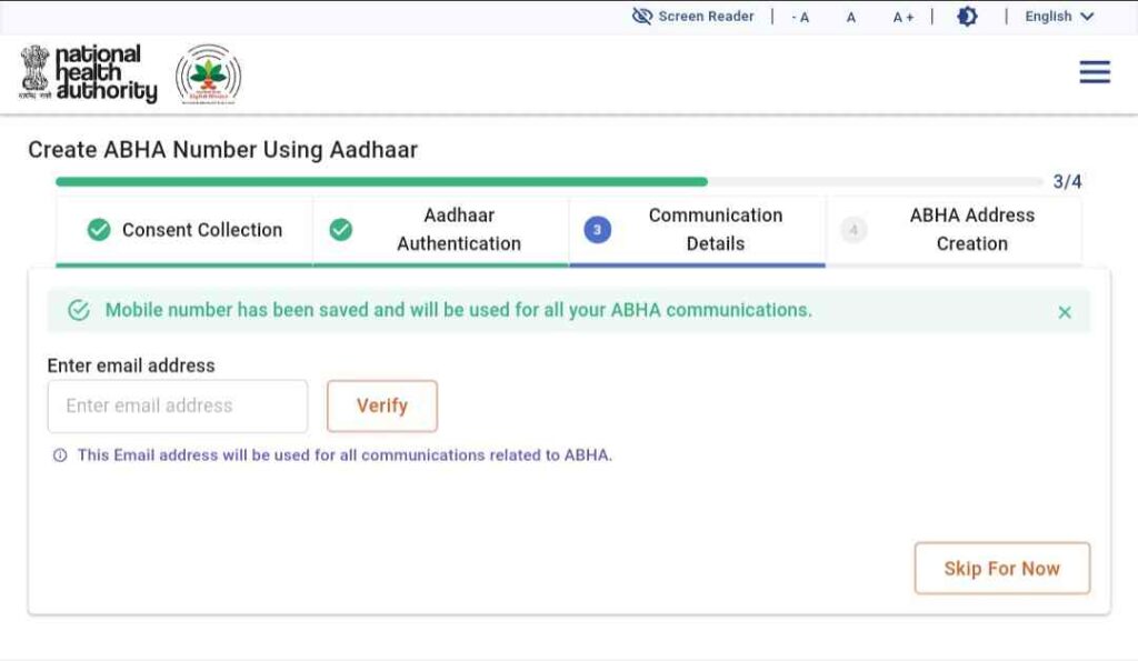 How To Apply For ABHA Card Online