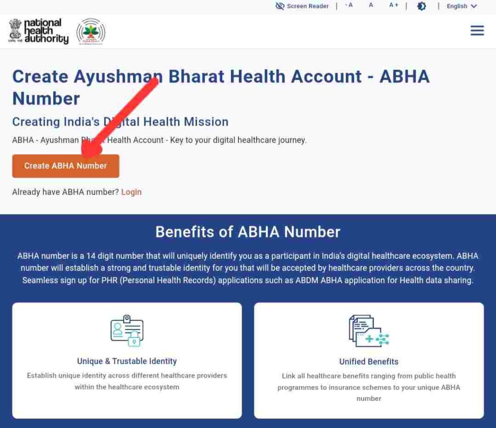 Health Id Card Online Apply