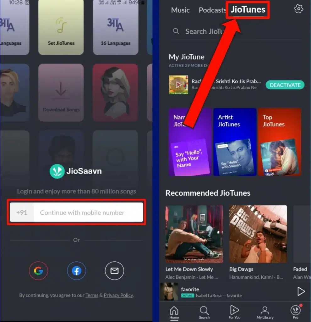 jio caller tune kaise set kare free me
