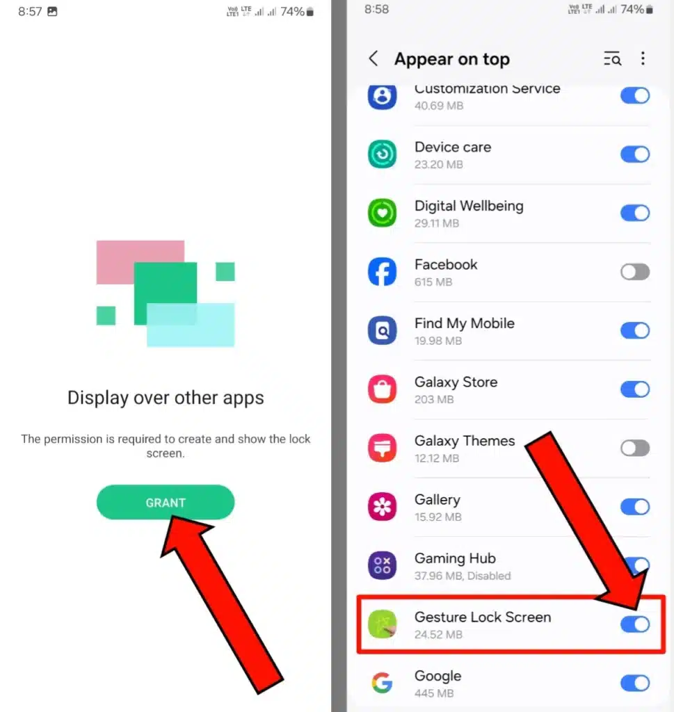 Mobile Me Signature lock: Gesture Screen Lock कैसे लगाए 4 Gesture screen lock app