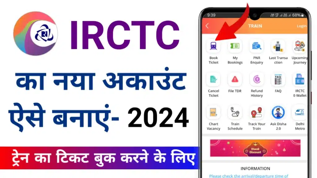IRCTC Account Kaise Banaye 2024 in hindi