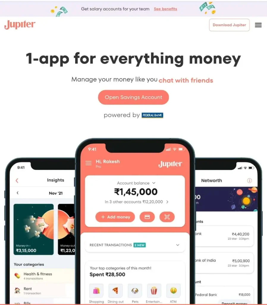 Jupiter ऐप क्या है - Jupiter Bank Zero Balance Account कैसे खोले 2 Jupiter