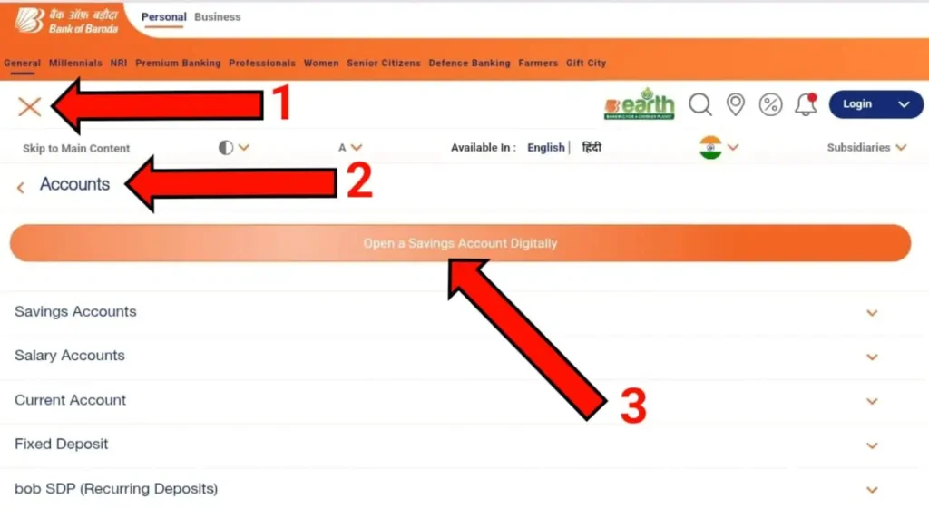 bank of baroda account kaise khole