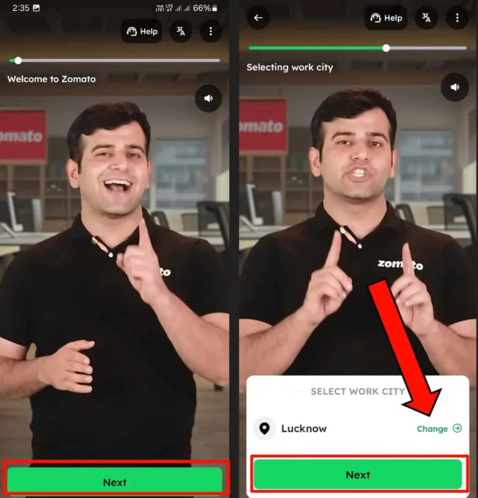 Zomato Delivery Partner Apply
