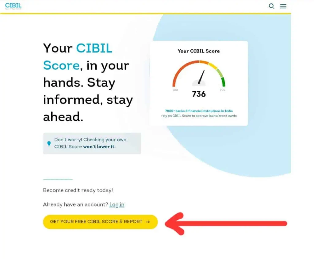 CIBIL Score Free Check