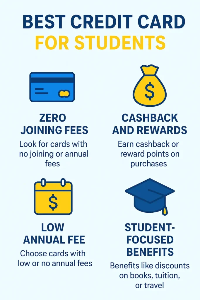Students Credit Card Infographic